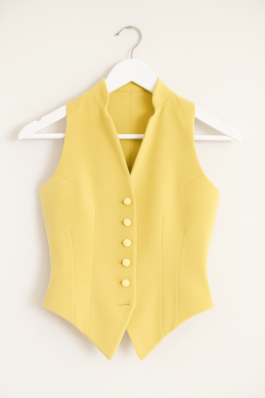 Wool Vintage Style Waistcoat