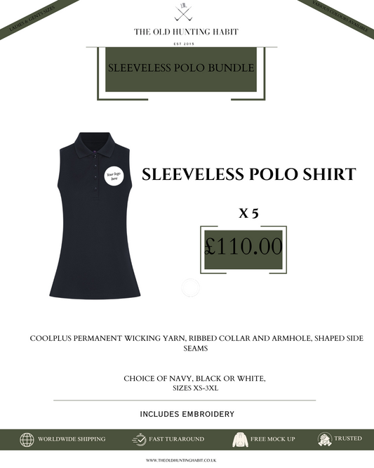 Sleeveless Polo Shirt Bundle
