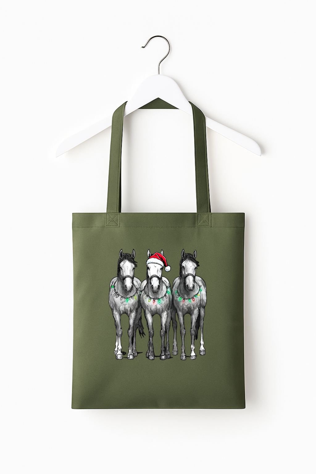 Limited Edition Grey Horse's Tote Bag