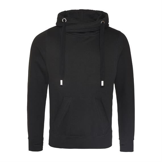 TOHH Initial Cross Neck Hoodie