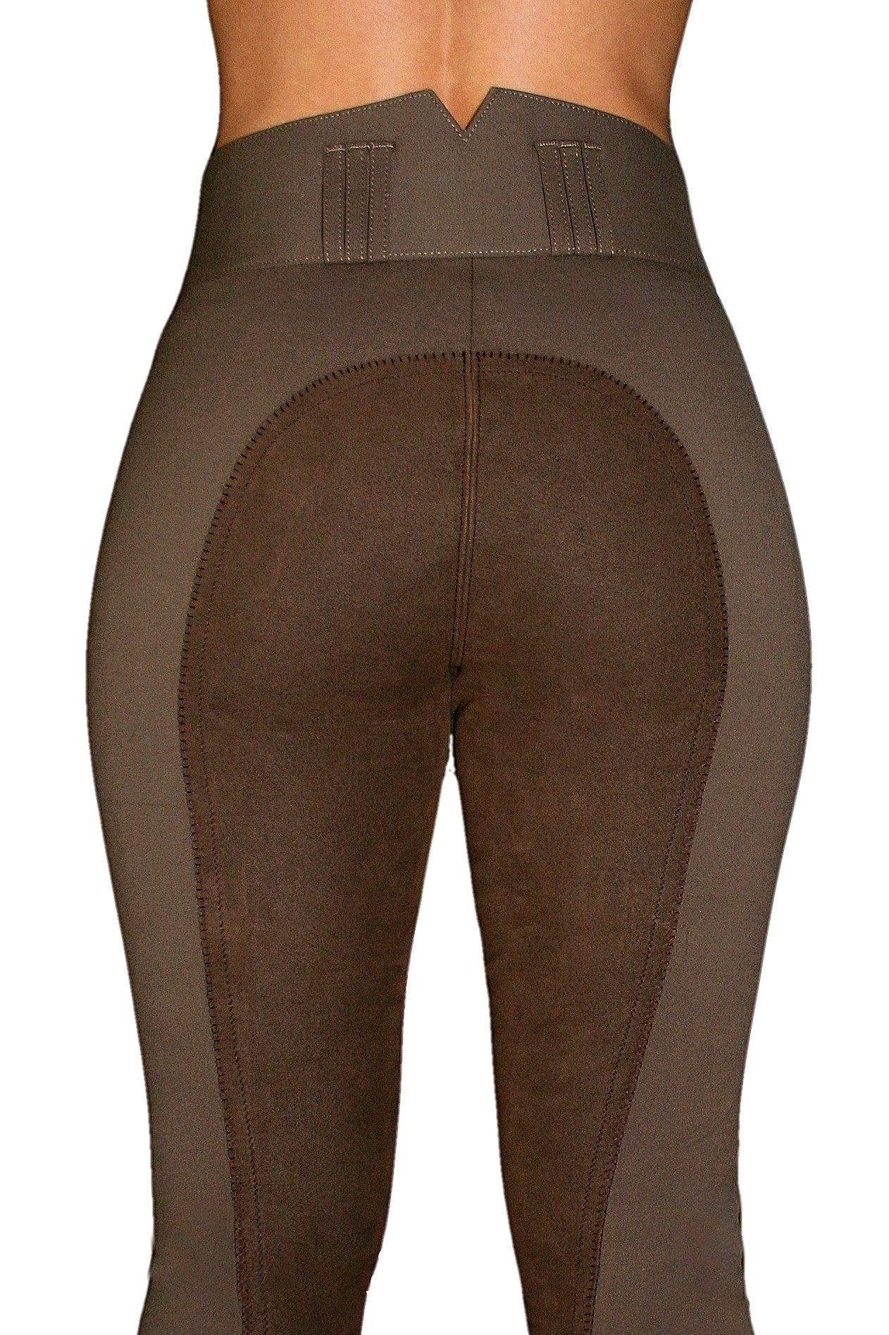 High Waisted Breeches - Full Suede Seat