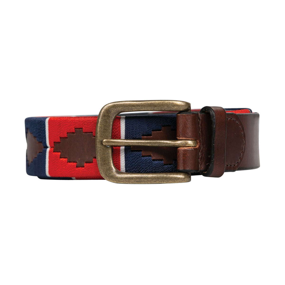 Polo Belt Red/Navy/White – The Old Hunting Habit display picture 3