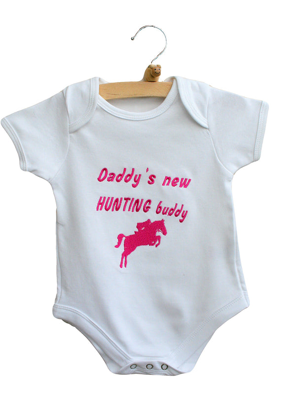 Daddy's new hunting buddy Baby Bodysuit