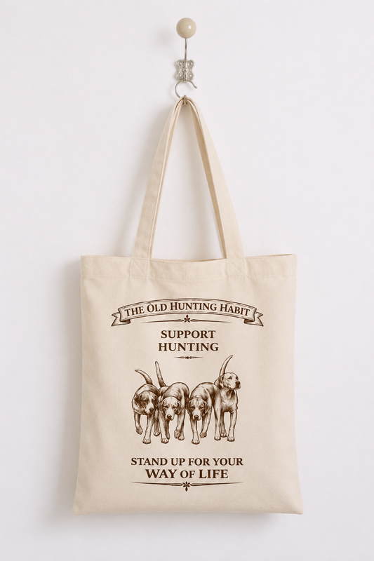 Support Hunting Tote Bag - Hounds