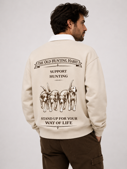 Support Hunting Rugby Top -Hounds