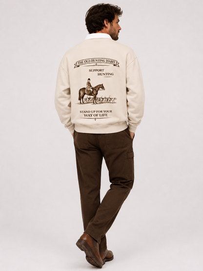 Support Hunting Rugby Top - Horse & Hounds