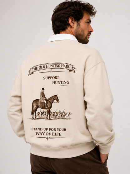 Support Hunting Rugby Top - Horse & Hounds