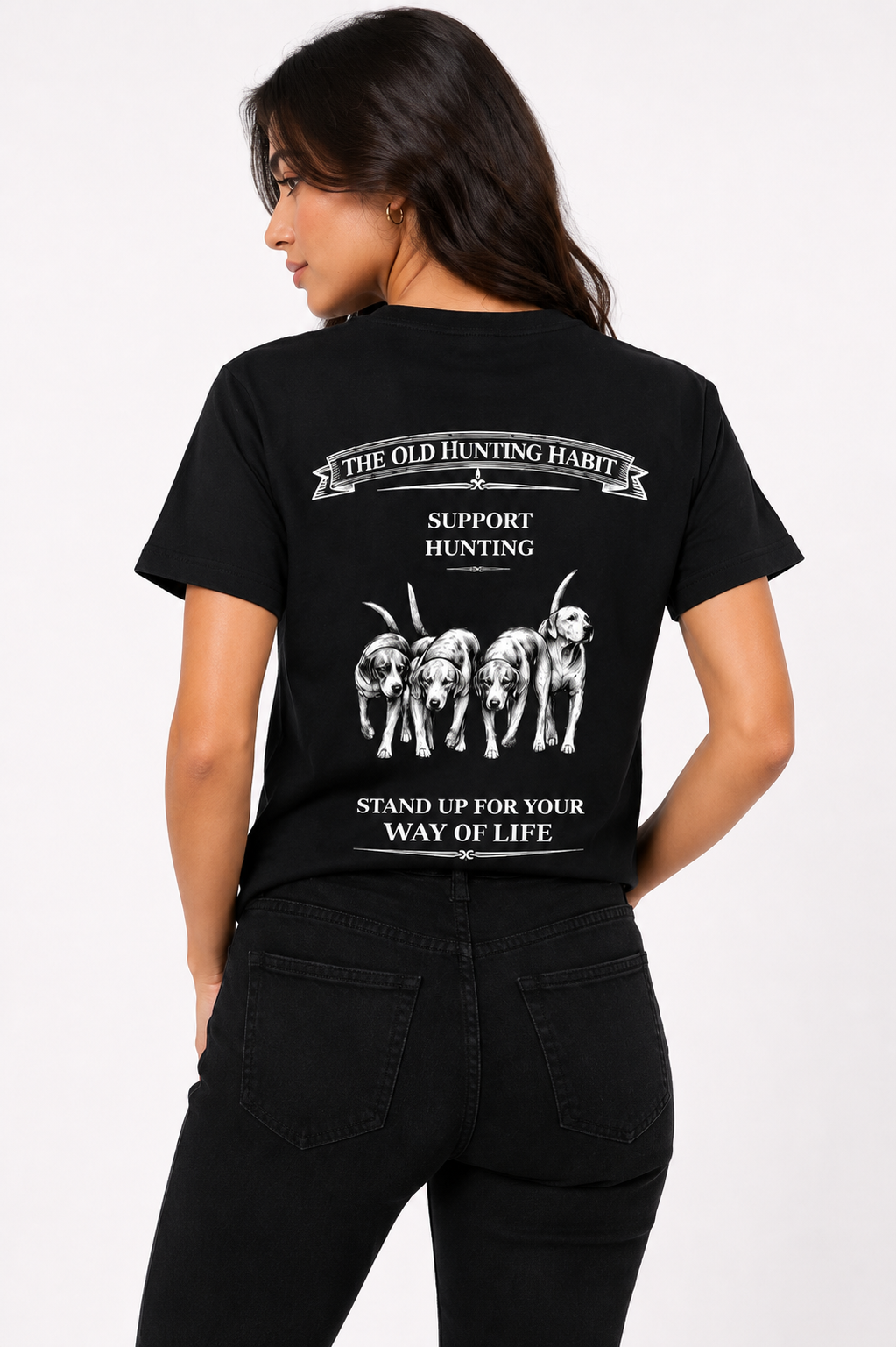 Support Hunting T Shirt - Hounds