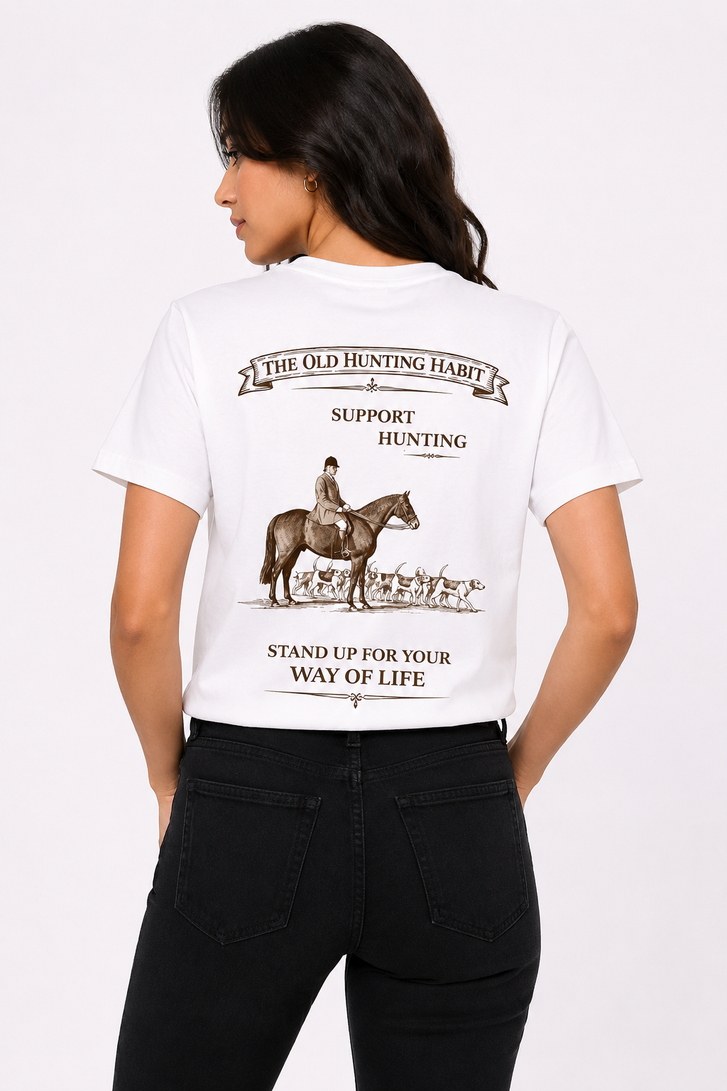Support Hunting T Shirt - Horse & Hounds