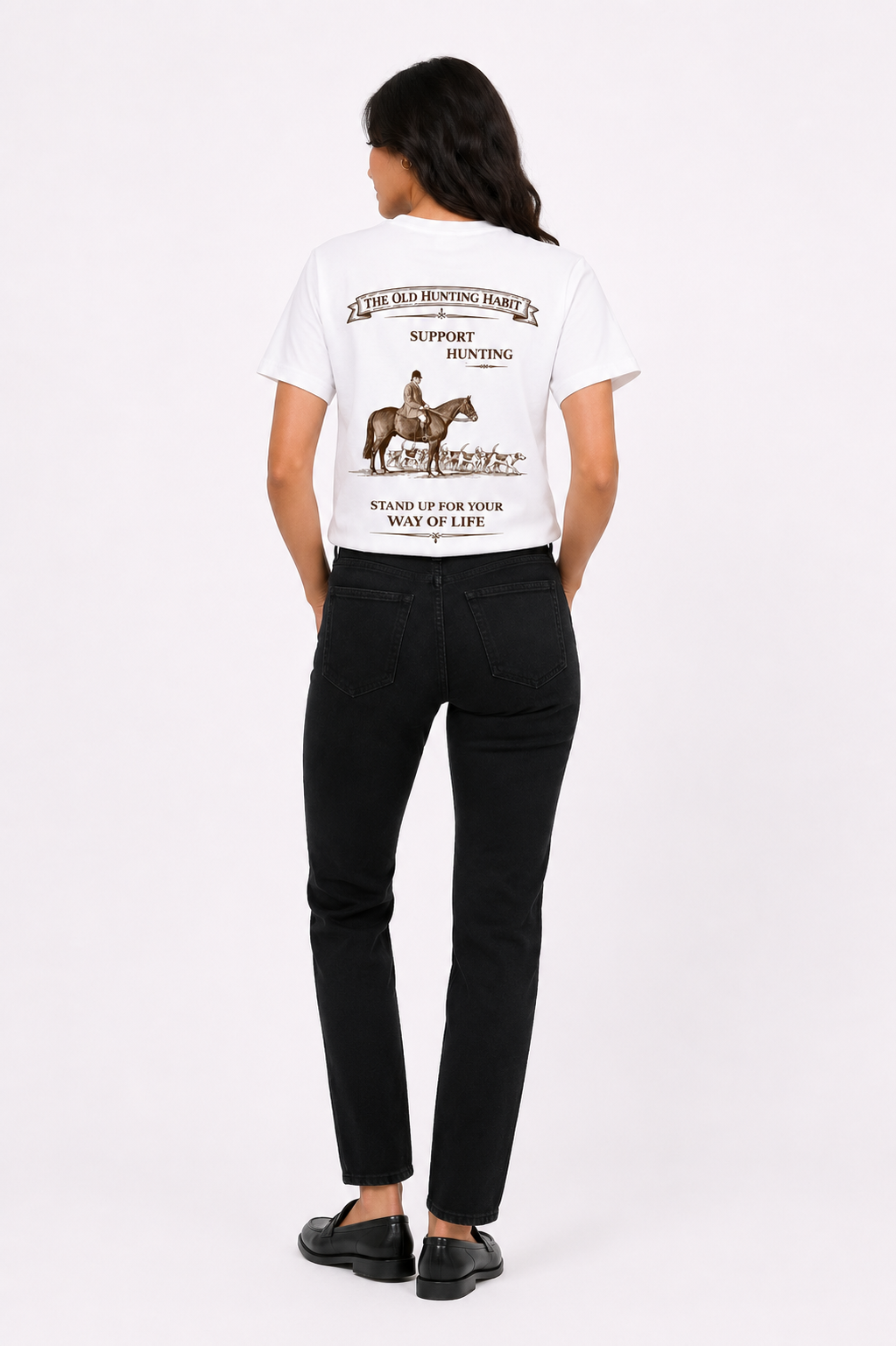 Support Hunting T Shirt - Horse & Hounds