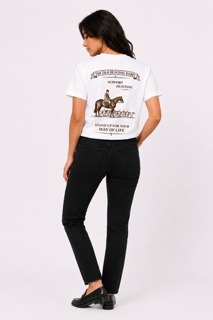 Support Hunting T Shirt - Horse & Hounds