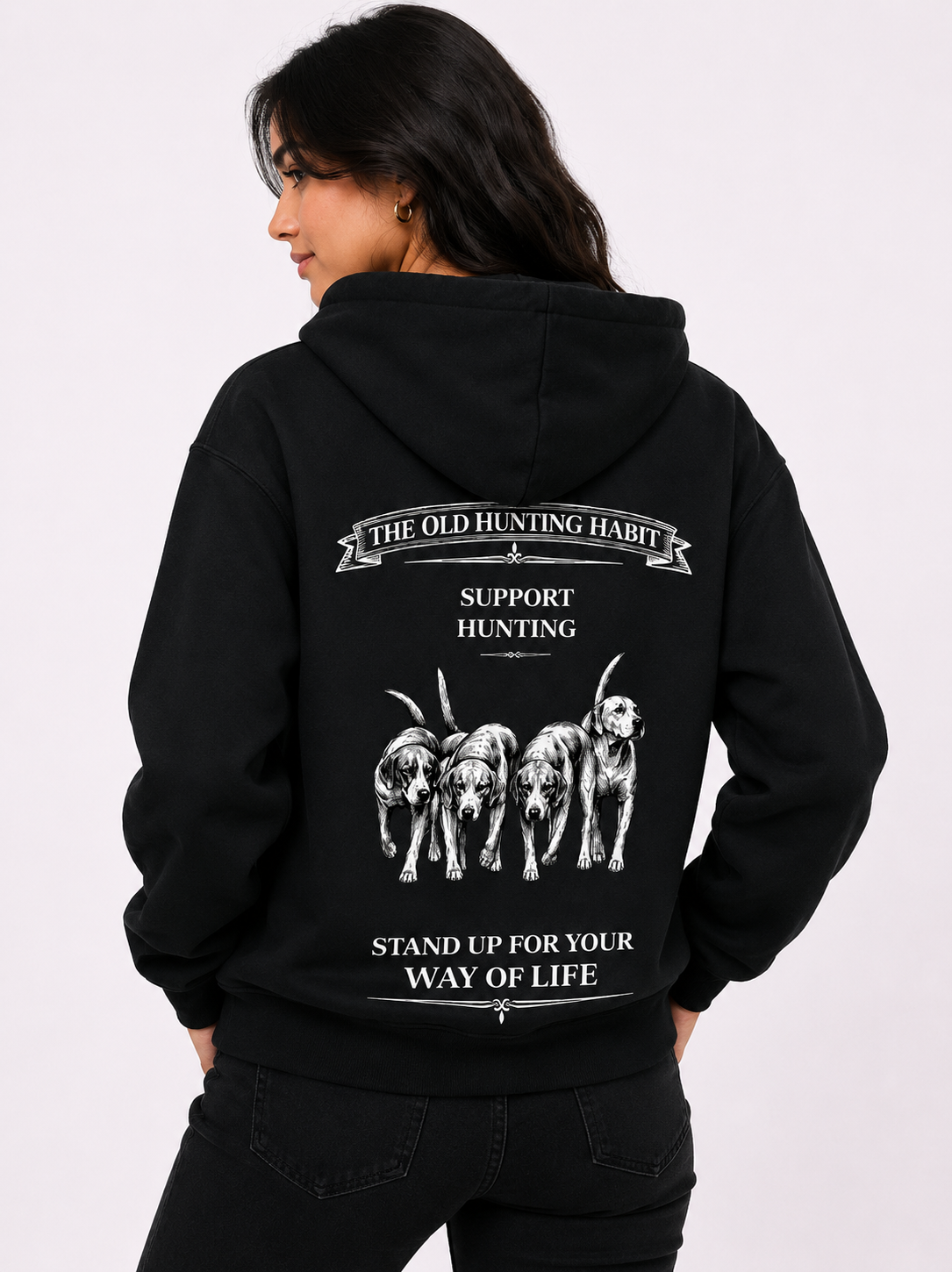 Support Hunting Hoodie - Hounds
