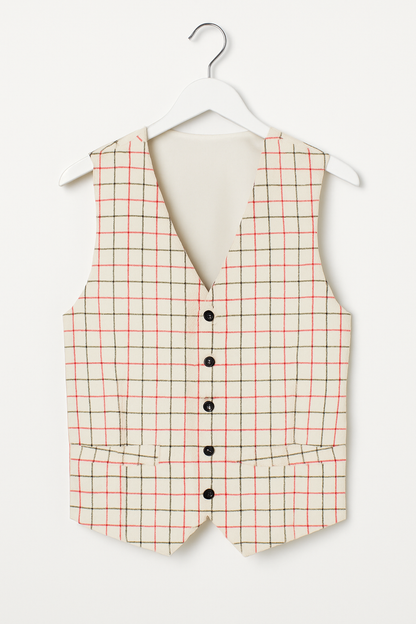 Classic Tattersall Check Waistcoat