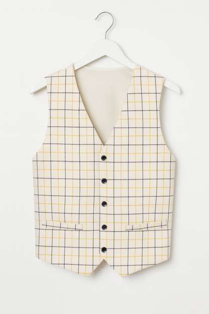 Classic Tattersall Check Waistcoat