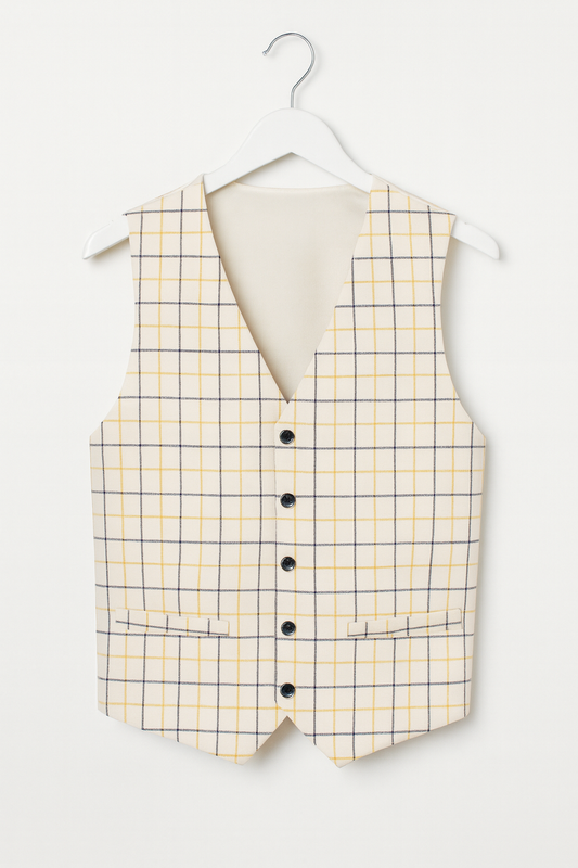 Classic Tattersall Check Waistcoat