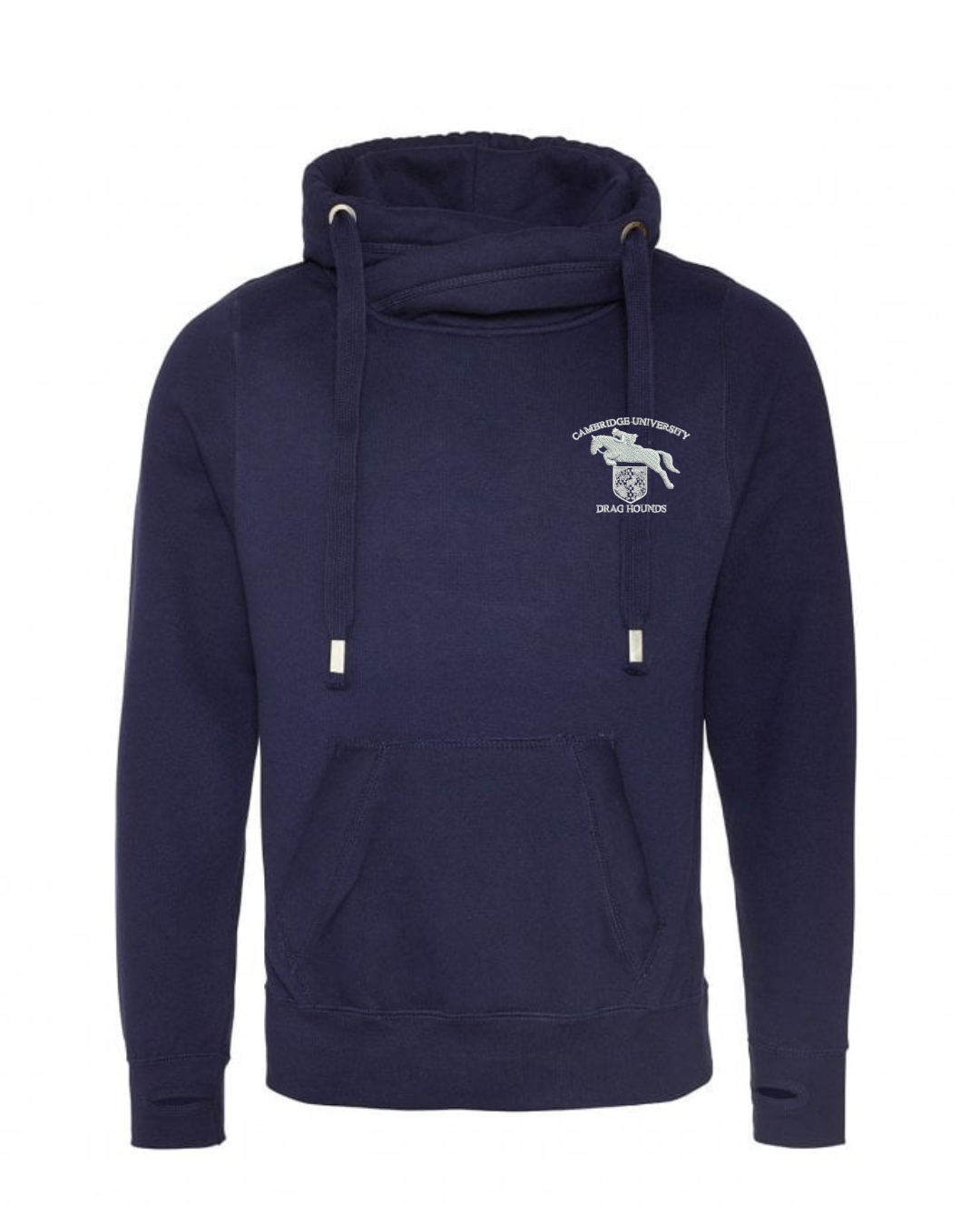 Cambridge University Draghounds Cross Neck Hoodie