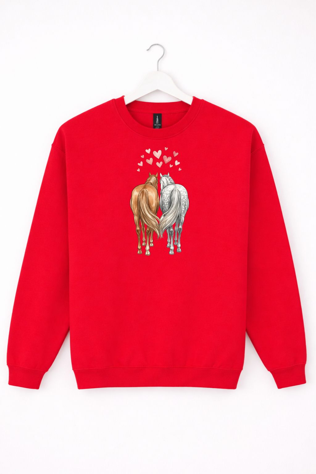 Limited Edition Valentine's Horse  Bums Sweatshirt