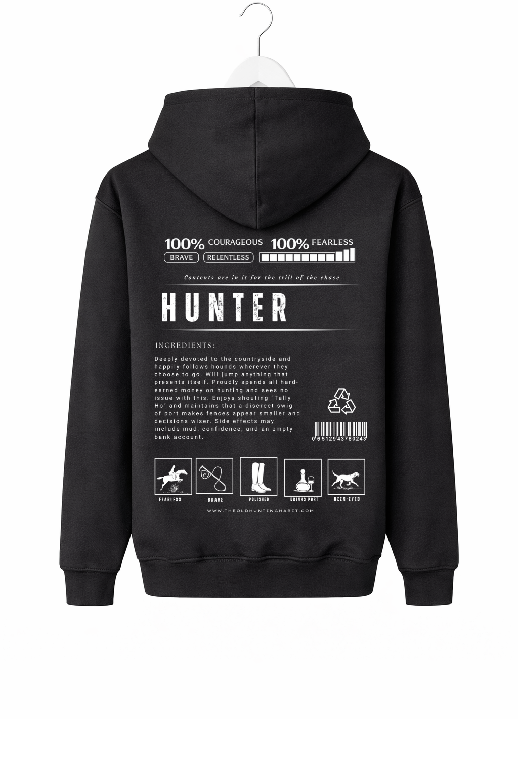 HUNTER Ingredients Hoody