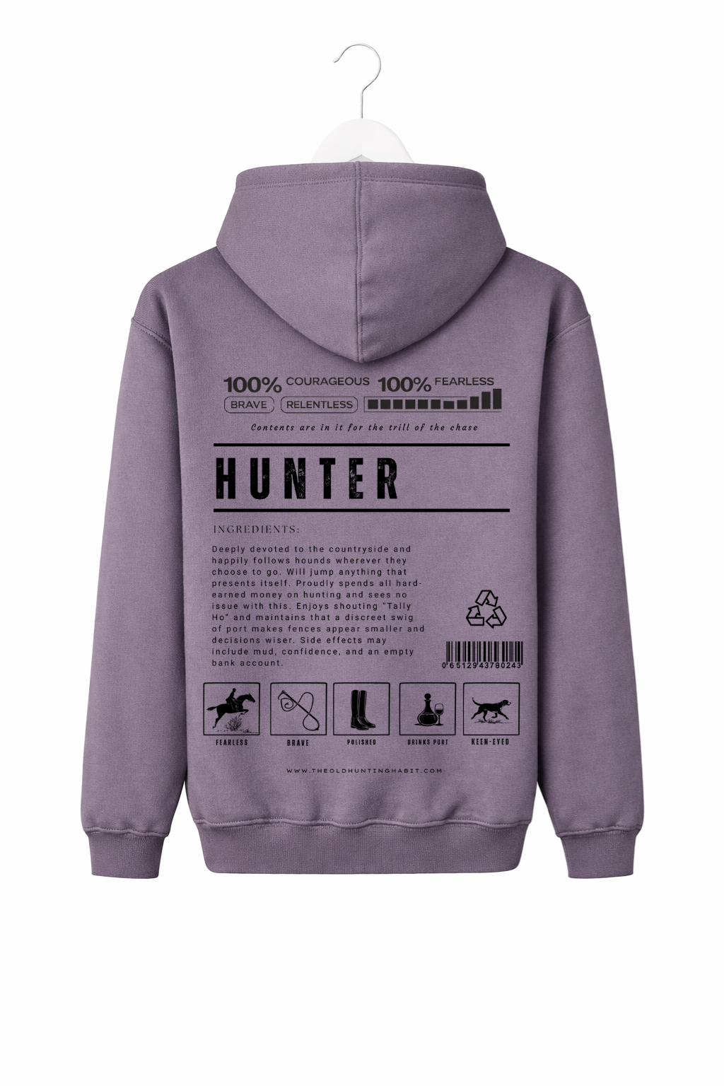 HUNTER Ingredients Hoody