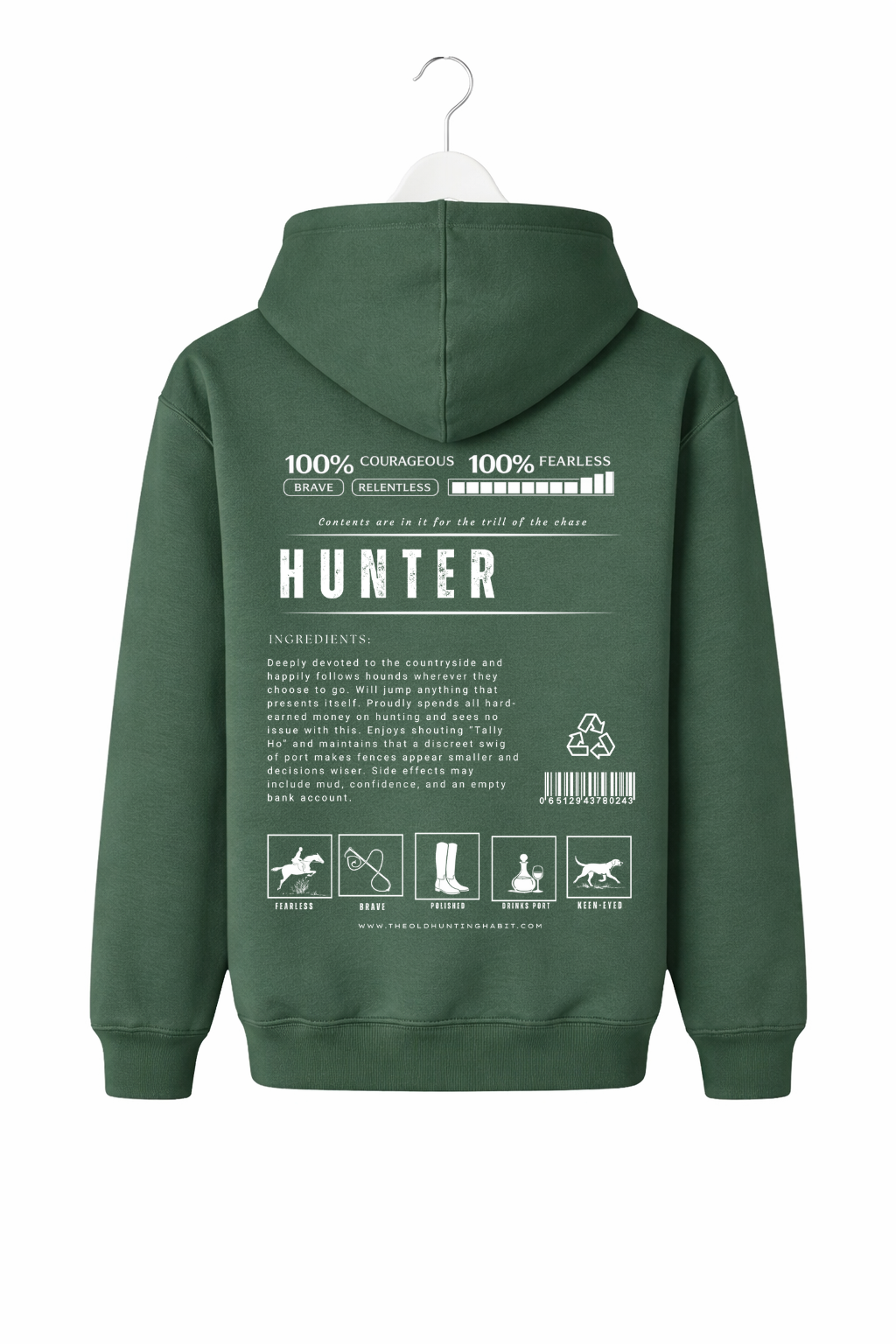 HUNTER Ingredients Hoody
