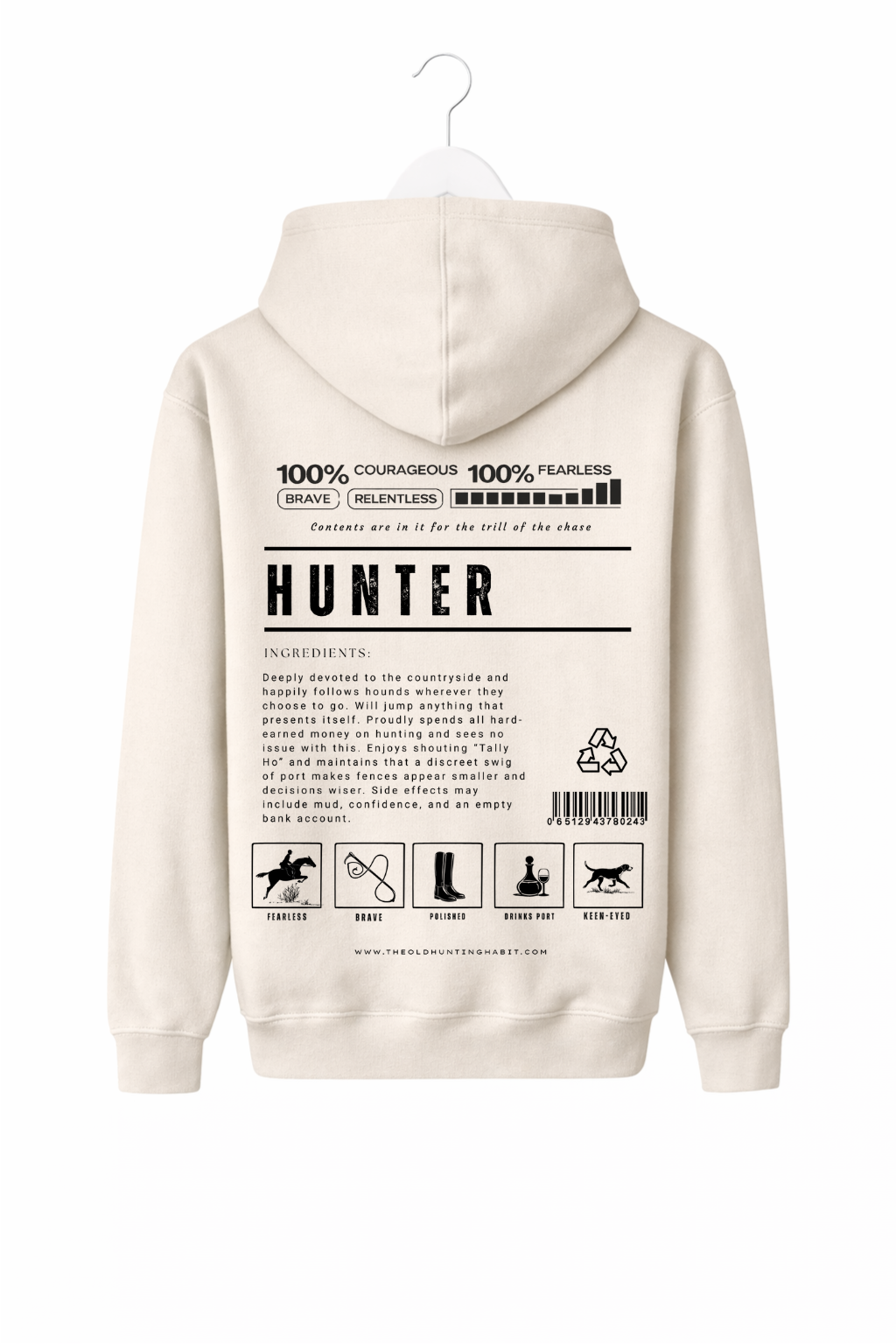 HUNTER Ingredients Hoody