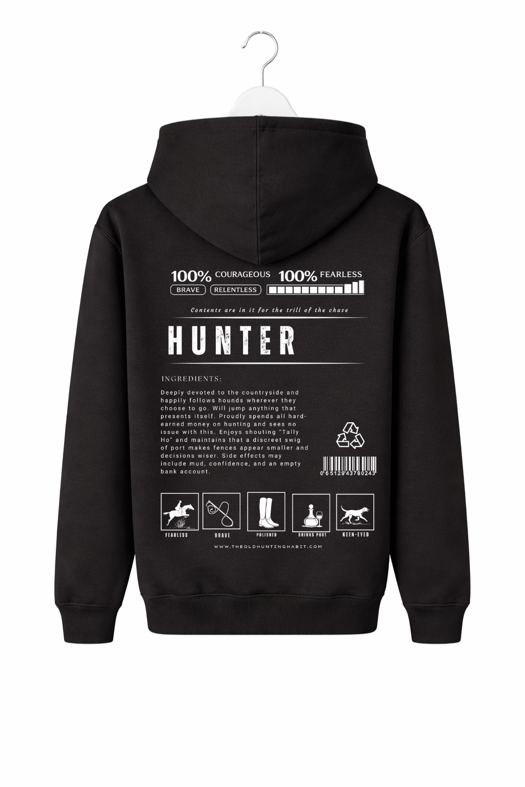 HUNTER Ingredients Hoody