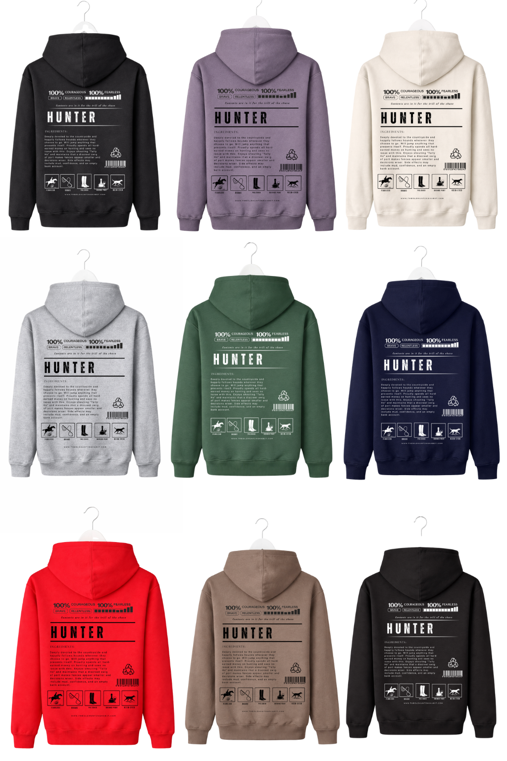 HUNTER Ingredients Hoody