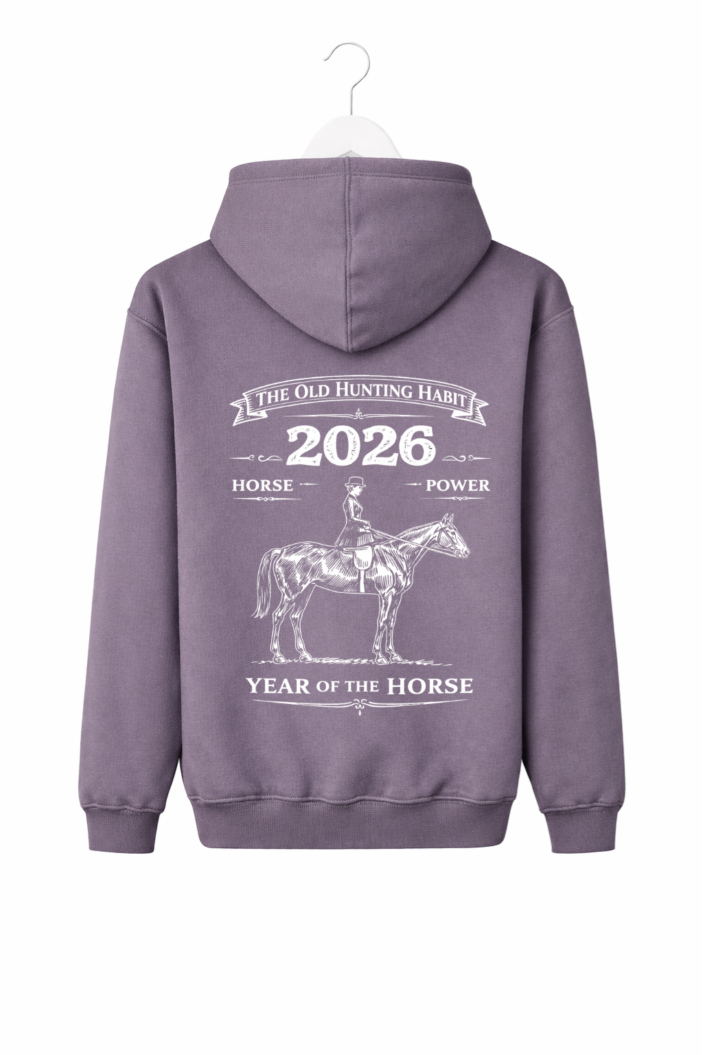Side Saddle Lady.... Year of the Horse Hoody