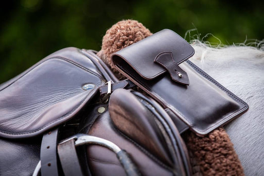 Mounted Phone Leather Case