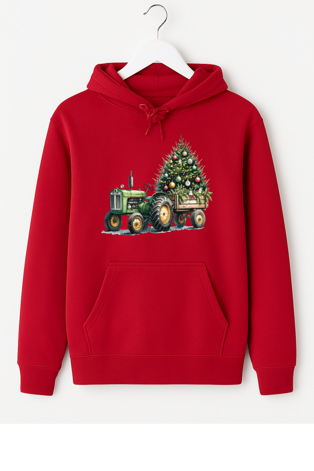 Limited Edition Festive Tractor Hoodie