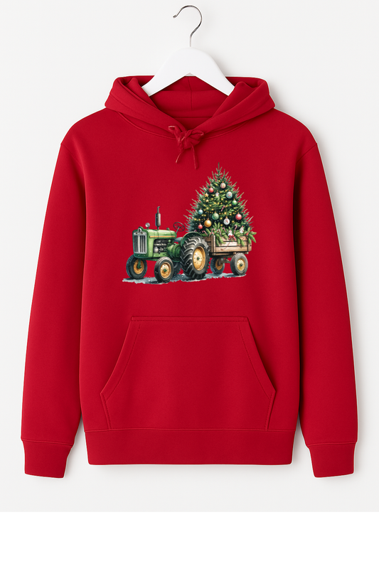 Limited Edition Festive Tractor Hoodie