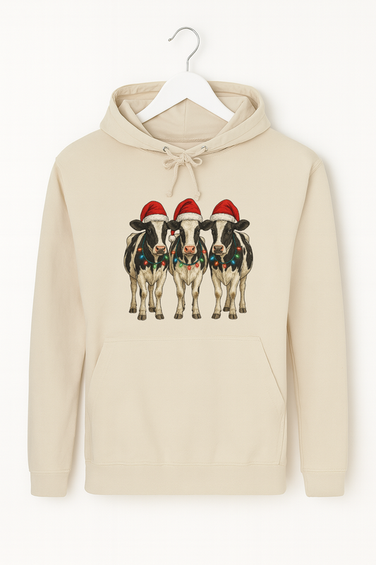 Limited Edition Festive Cow's Hoodie