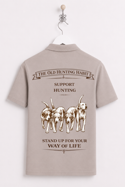 Support Hunting Polo Shirt -Hounds