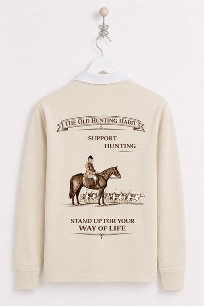 Support Hunting Rugby Top - Horse & Hounds