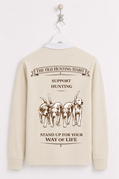 Support Hunting Rugby Top -Hounds
