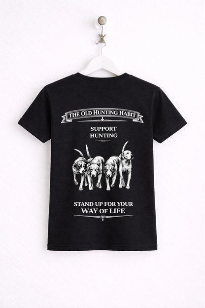 Support Hunting T Shirt - Hounds