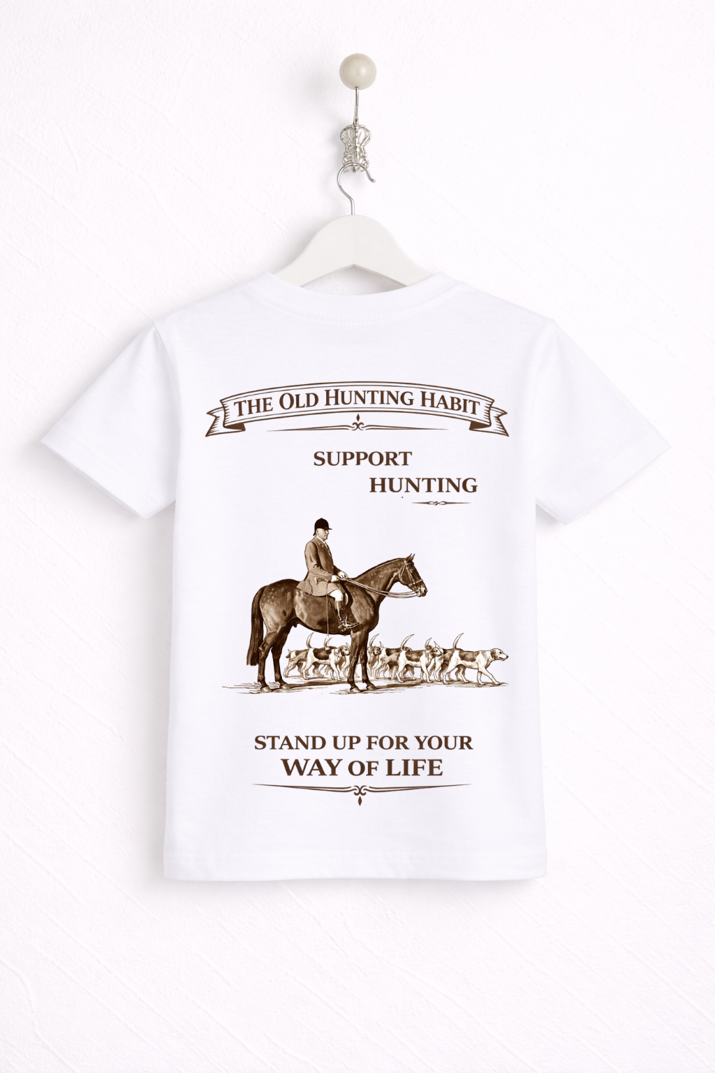 Support Hunting T Shirt - Horse & Hounds