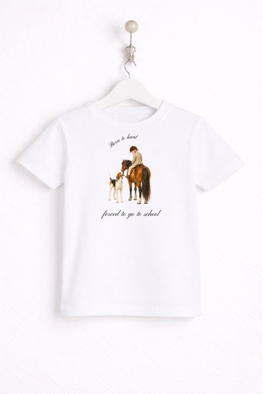 Born to hunt, forced to go to school T Shirt