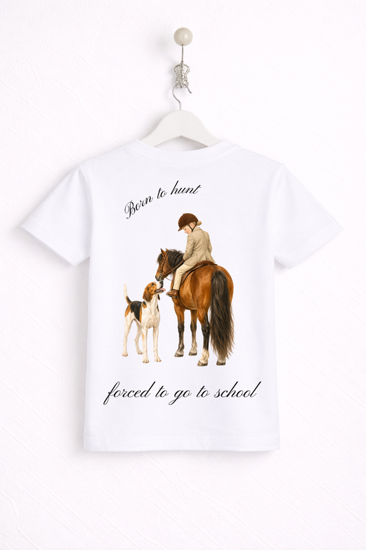 Born to hunt, forced to go to school T Shirt