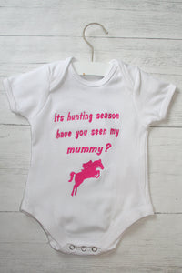 "Its hunting season have you seen my Mummy" Baby Bodysuit
