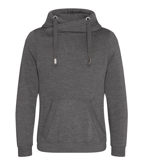 TOHH Initial Cross Neck Hoodie