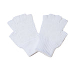 String 1/2 Finger Hunting Gloves- White