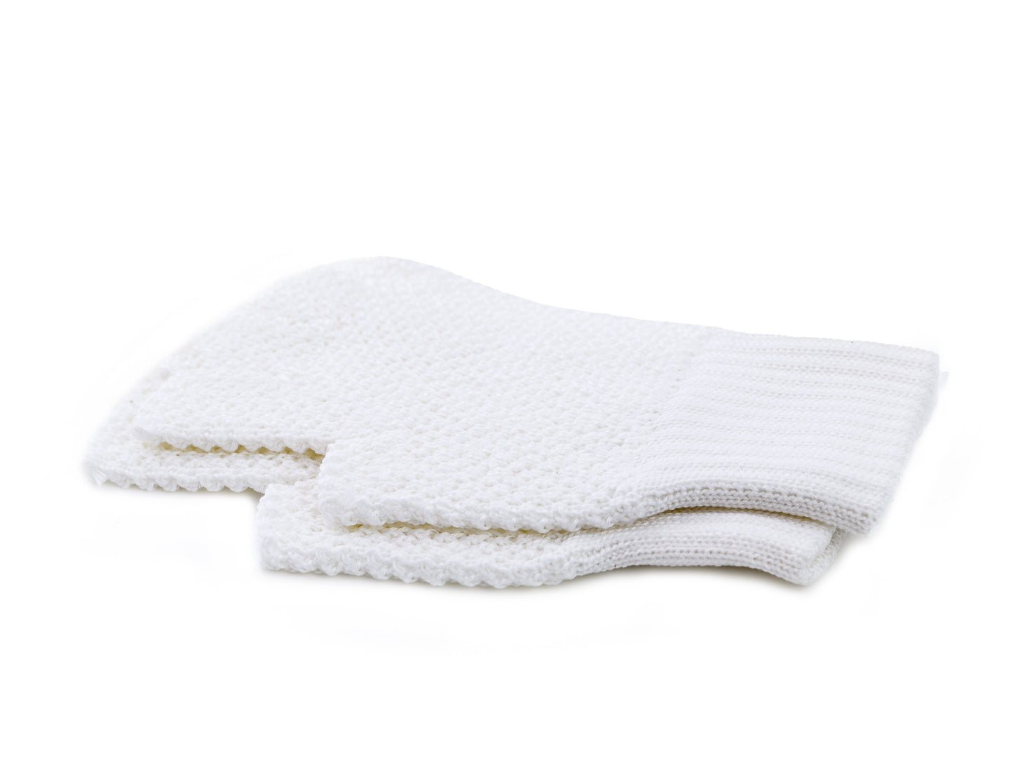 String 1/2 Finger Hunting Gloves- White