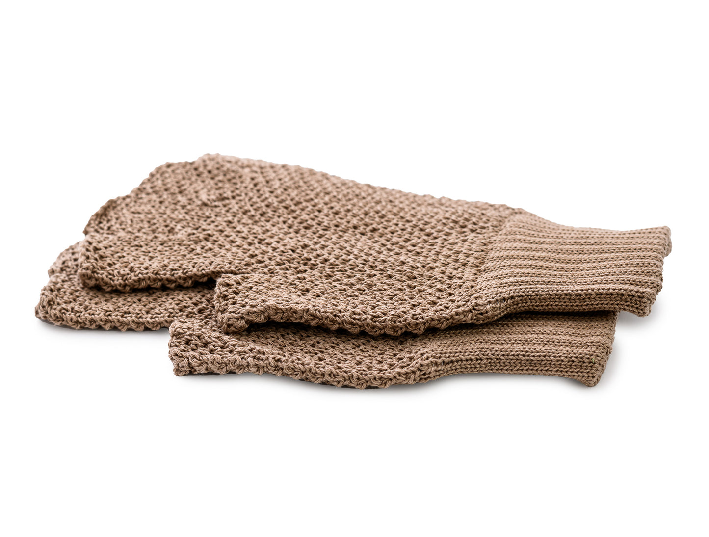 String 1/2 Finger Hunting Gloves- Eccru