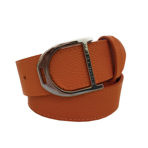 Stirrup Leather Belt 35mm - Orange