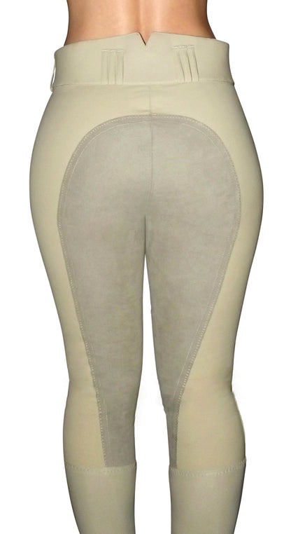 High Waisted Breeches - Full Suede Seat