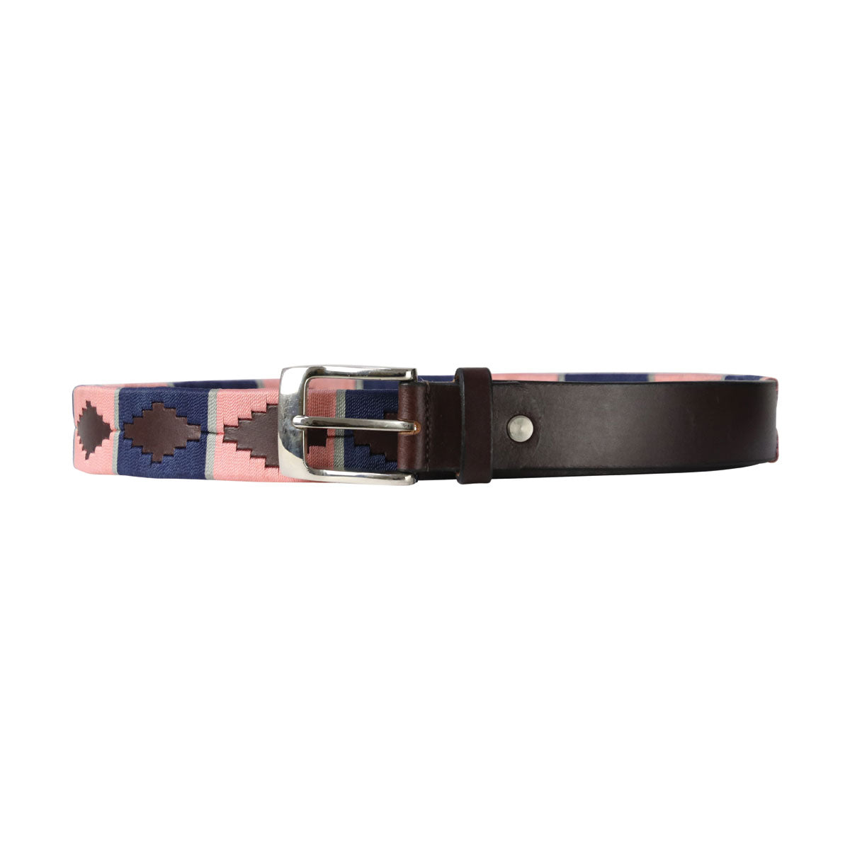 Polo Belt Navy/ Rose